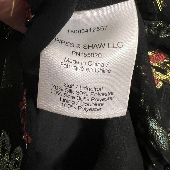 Veronica Beard Magg Floral Roses Ruched Silk Dress 6 - Picture 11 of 12